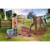 Playmobil Horses 71357 of Waterfall Кузнец Бен и конь Ахиллес 15 деталей — фото 4