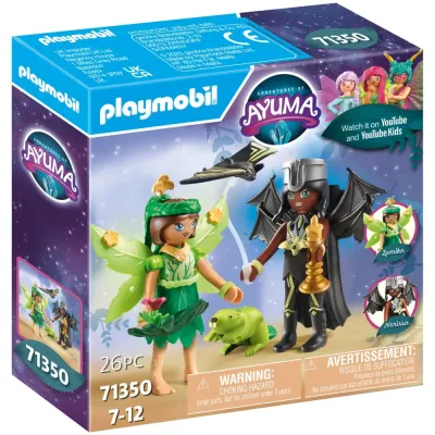Игровой набор Playmobil Ayuma 71350 «Лесная фея и Летучая фея с таинственными зверятами» 71350