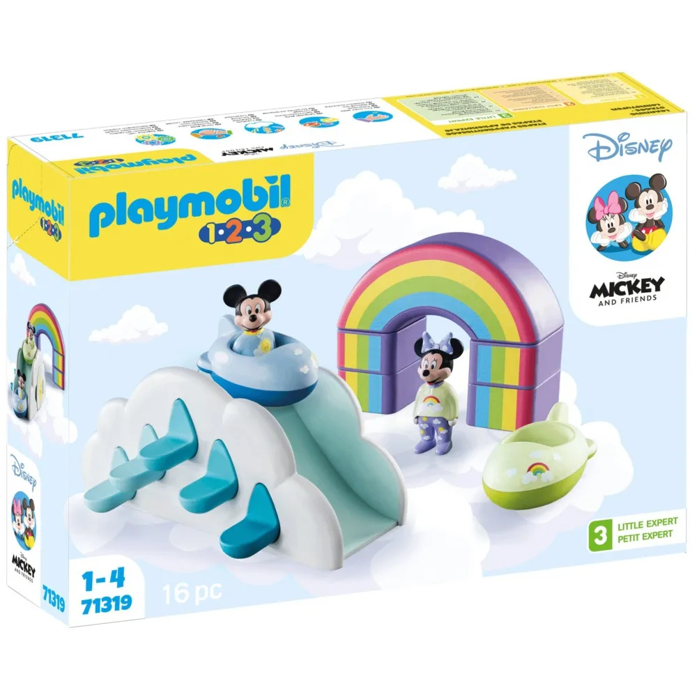 Playmobil 71319 1.2.3 & Disney Дом в облаках Микки и Минни 16 деталей