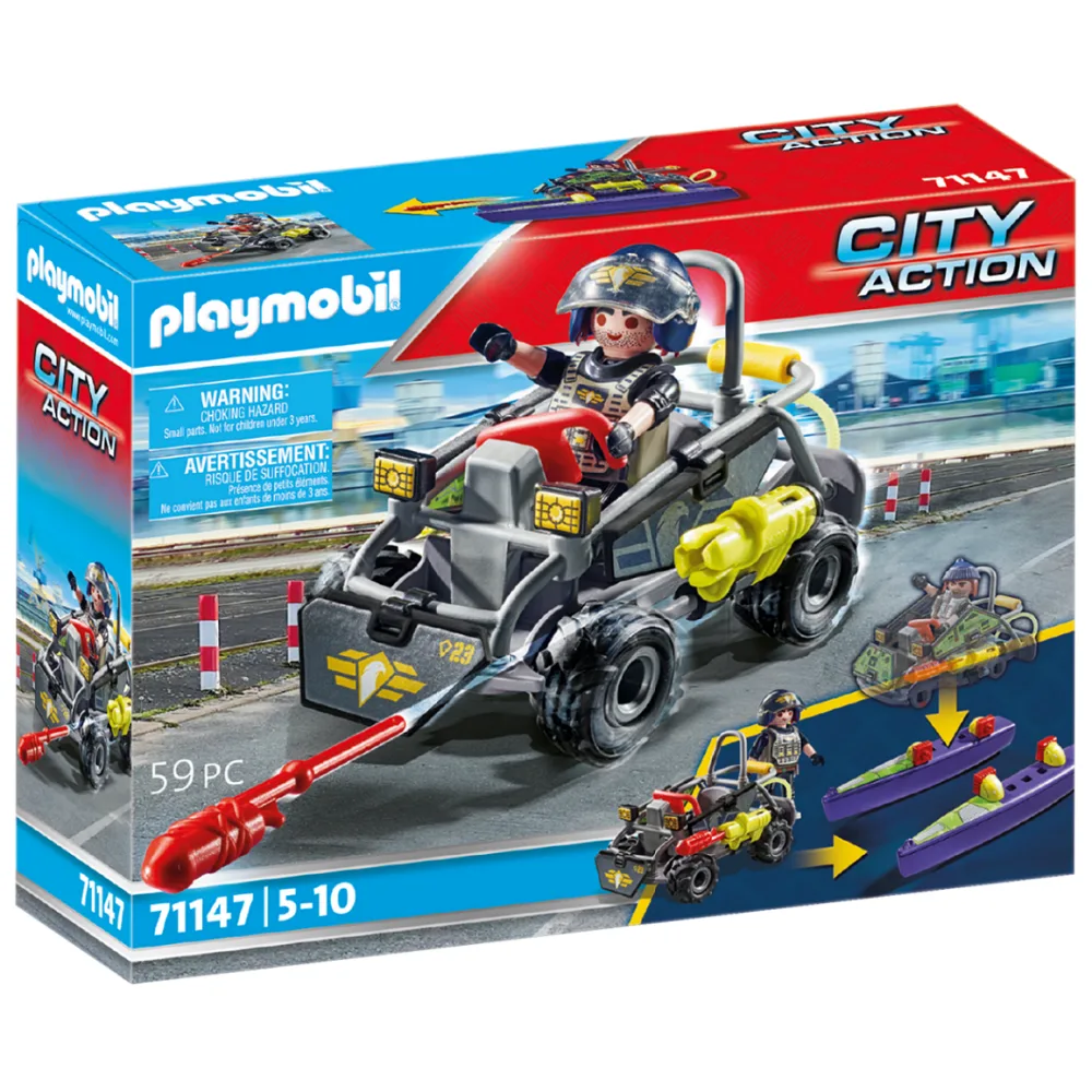 Playmobil - City Action Квадроцикл специального отряда 71147