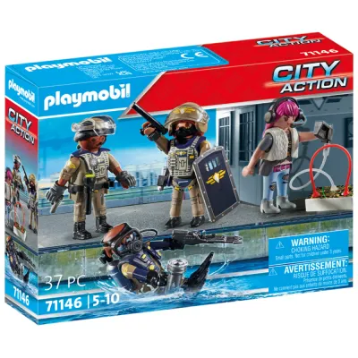 Playmobil - City Action Набор фигур специальных сил 71146