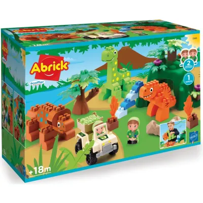Конструктор Ecoiffier Abrick Dino Land 2995 87 деталей