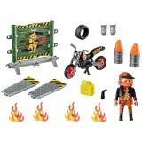 Игровой набор Playmobil 71256 Каскадёрское шоу со стеной огня 71256 29 деталей — фото 2