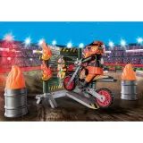 Игровой набор Playmobil 71256 Каскадёрское шоу со стеной огня 71256 29 деталей — фото 4