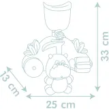 Игрушка для купания Smoby Little 140405 бегемот развивающая для малышей от 12 месяцев — фото 4