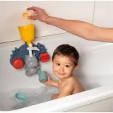 Игрушка для купания Smoby Little 140405 бегемот развивающая для малышей от 12 месяцев — фото 7