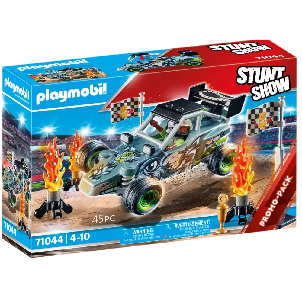 Игровой набор Playmobil 71044 Каскадёрский гоночный автомобиль Stunt Show 71044 45 деталей