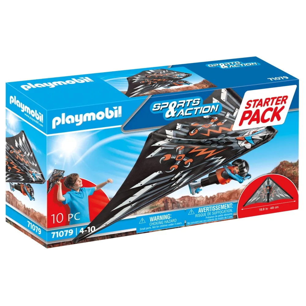 Игровой набор Playmobil 71079 Дельтапланерист Sports & Action 71079 10 деталей