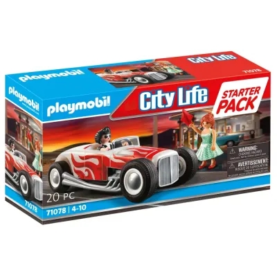 Playmobil City Life 71078 Хот-род с 2 фигурками 20 деталей