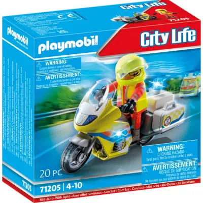 Playmobil - City Life Моторная спасательная лодка с огнями 71205