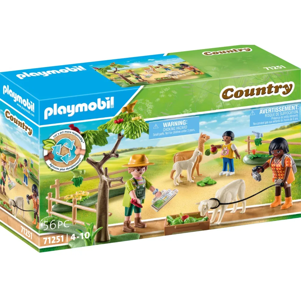Playmobil Country 71251 Прогулка с альпаками 56 деталей