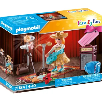 Playmobil Family Fun 71184 Кантри-певица 38 деталей