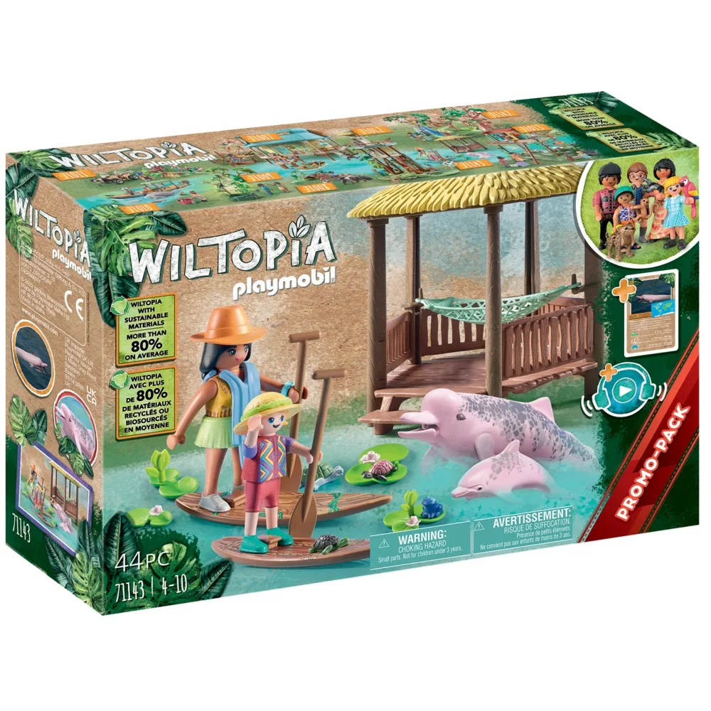 Игровой набор Playmobil Wiltopia 71143 Экспедиция с речными дельфинами 71143 44 детали