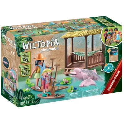 Игровой набор Playmobil Wiltopia 71143 Экспедиция с речными дельфинами 71143 44 детали