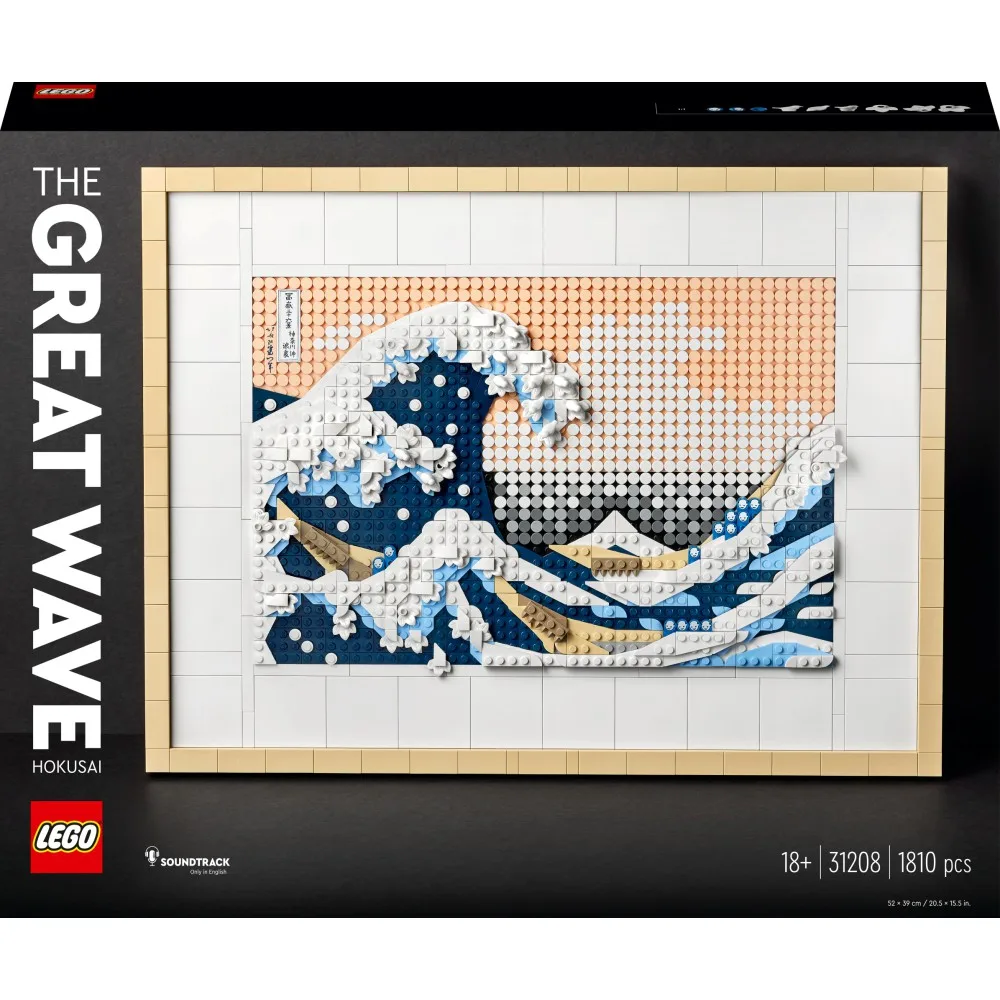LEGO ART - Большая волна в Канагаве 31208