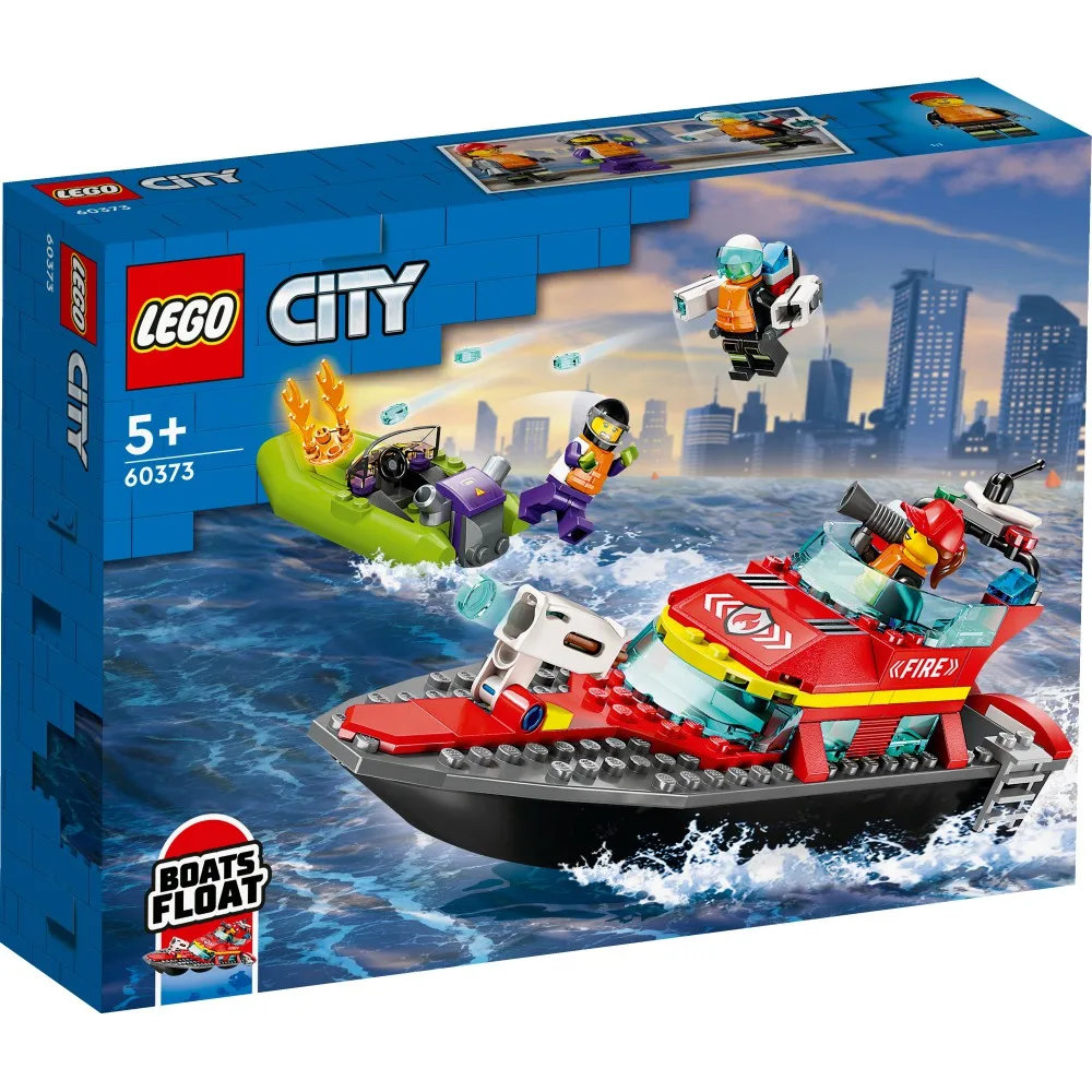Конструктор LEGO City 60373 Пожарный катер