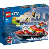Конструктор LEGO City 60373 Пожарный катер — фото 1