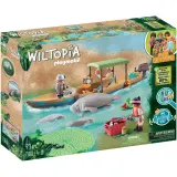 Игровой набор Playmobil Wiltopia 71010 Прогулка на лодке к ламантинам 71010 71 деталь — фото 1