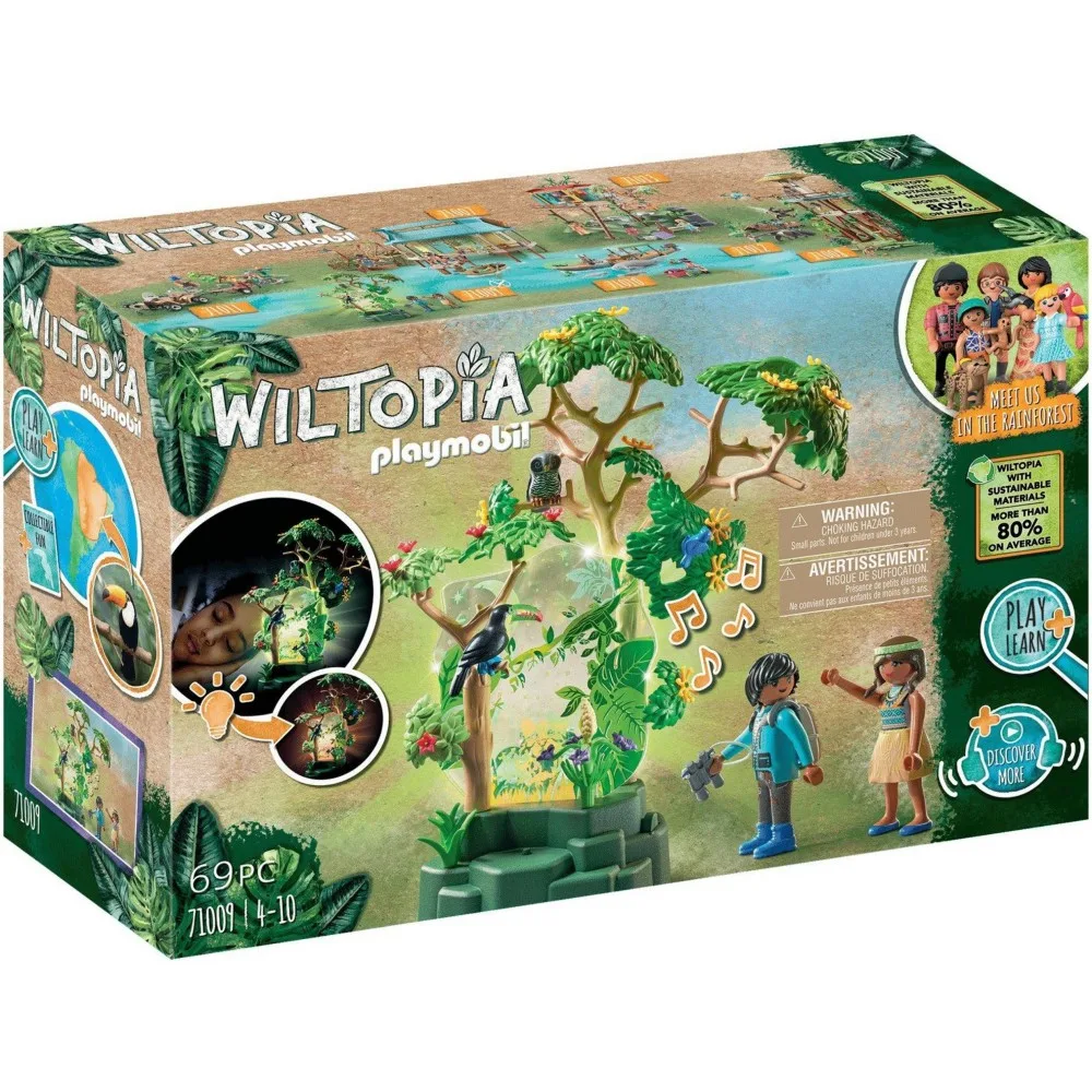 Игровой набор Playmobil Wiltopia 71009 Ночник тропического леса 71009 69 деталей