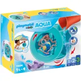 Playmobil 70636 1.2.3 Водяная мельница с акулёнком 6 деталей — фото 1