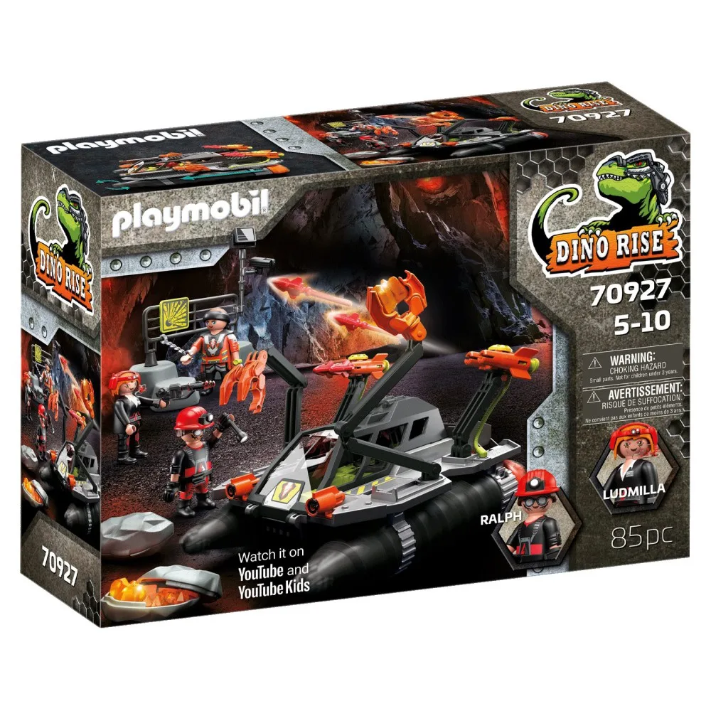 Playmobil Dino Rise Comet Corp 70927. Команда буровой машины 85 деталей