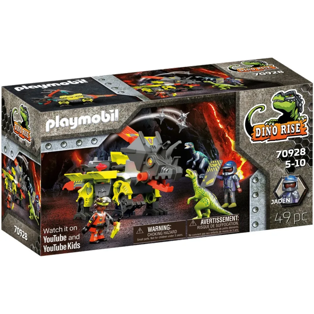 Playmobil Dino Rise Robo-Dino 70928 Боевая машина 49 деталей