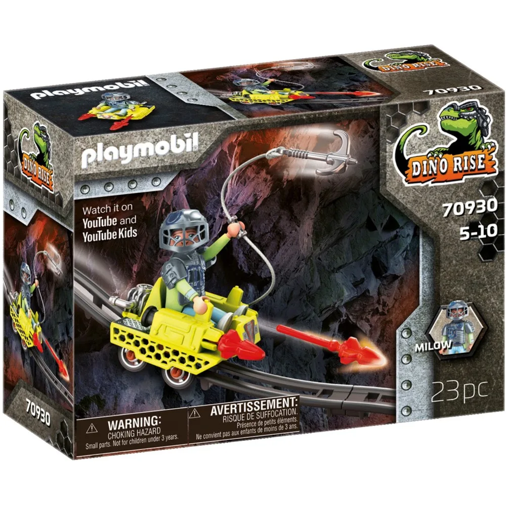 Игровой набор Playmobil Dino Rise 70930 «Шахтёрская вагонетка» 70930