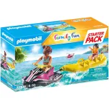 Игровой набор Playmobil 70906 Гидроцикл с банановой лодкой Starter Pack 70906 10 деталей — фото 1