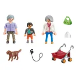 Playmobil 70990 Бабушка и дедушка с внуком 14 деталей — фото 3