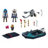 Игровой набор Playmobil 70782 Полицейский реактивный ранец Арест похитителя 70782 30 деталей — фото 3