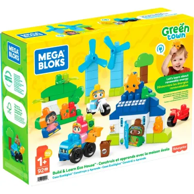 Fisher Price HCG36 — Конструктор Fisher-Price Mega Bloks ЭКО Домик