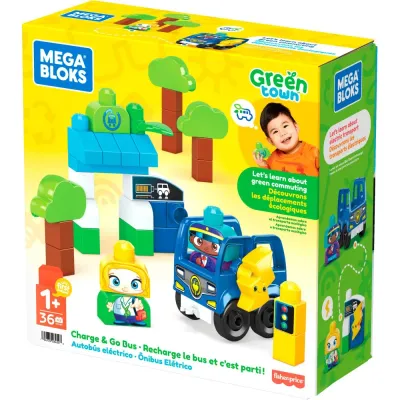 Fisher Price HDX90 — Конструктор Fisher-Price Mega Bloks ЭКО Автобус