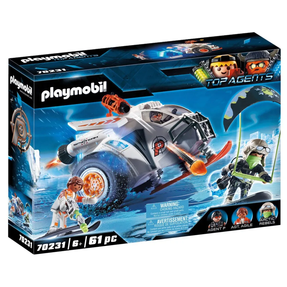 Игровой набор Playmobil SPY TEAM 70231 Снегоход 70231 61 деталь