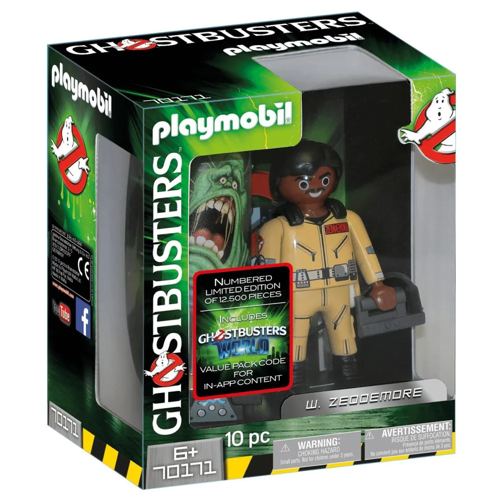 Playmobil - Охотники за привидениями Коллекционная фигурка W. Zeddemore 70171