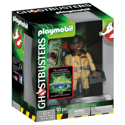 Playmobil - Охотники за привидениями Коллекционная фигурка W. Zeddemore 70171
