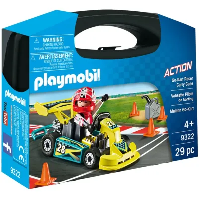 Игровой набор Playmobil 9322 Чемоданчик Гокарт 9322 29 деталей
