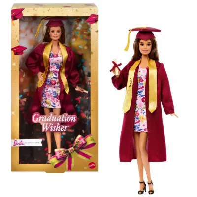 Mattel JJX81 — Коллекционная кукла Barbie Graduation Wishes Выпускница JJX81