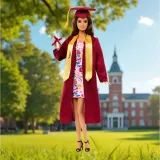 Mattel JJX81 — Коллекционная кукла Barbie Graduation Wishes Выпускница JJX81 — фото 8