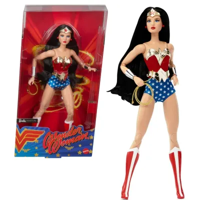 Mattel JBJ36 — Коллекционная кукла Barbie Signature DC Comics Wonder Woman JBJ36