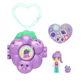 Mattel JKC86 JKC88 — Компактный набор-сюрприз Polly Pocket Фрукты Виноград с куколкой JKC88 — фото 5