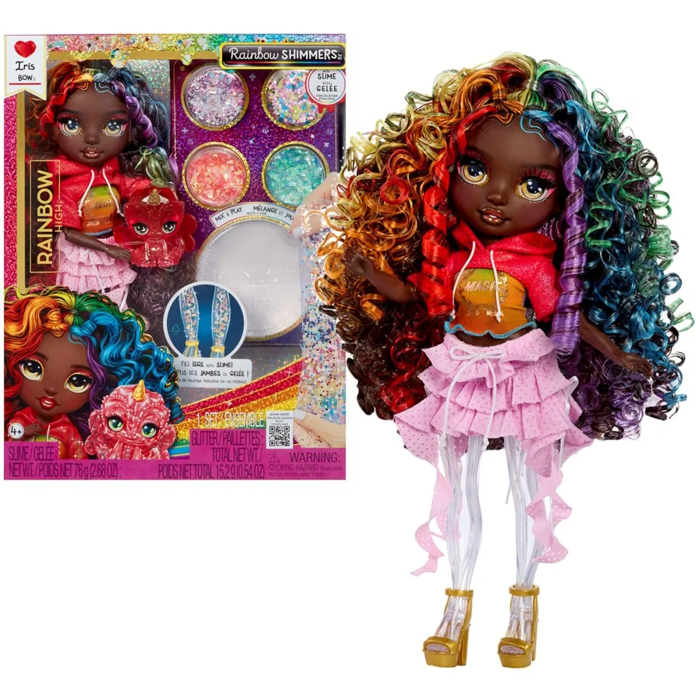 MGA Entertainment 122432 — Кукла Rainbow High Айрис Rainbow Shimmers со слаймом 122432