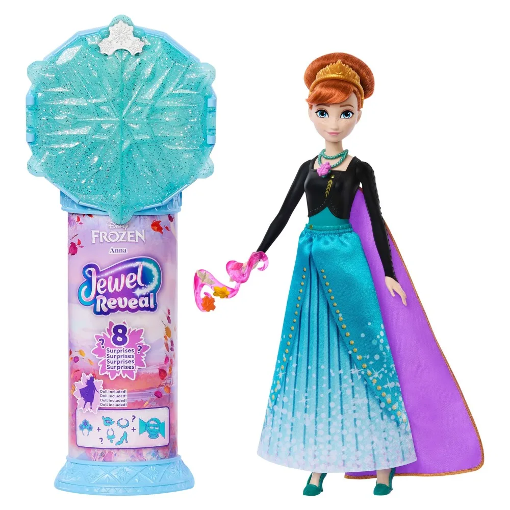 Mattel JJY37 — Кукла Disney Холодное сердце Принцесса Анна со снежной шкатулкой JJY37