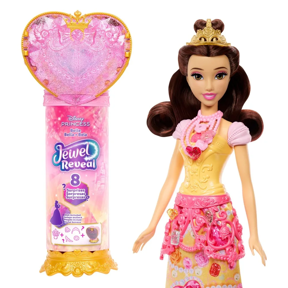 Mattel JHL51 — Кукла Disney Принцесса Белль Набор Сердечная шкатулка JHL51