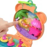 Mattel JKC79 — Компактный игровой набор Polly Pocket Мишка-обнимашка с куколкой JKC79 — фото 3