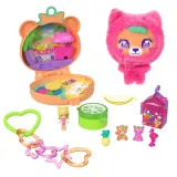 Mattel JKC79 — Компактный игровой набор Polly Pocket Мишка-обнимашка с куколкой JKC79 — фото 4