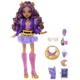 Mattel HPD53 JHK30 — Кукла Monster High Клодин Вульф базовая с питомцем JHK30 — фото 6