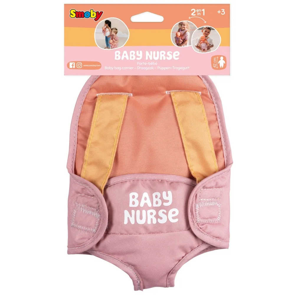 Рюкзак-переноска Smoby Baby Nurse 220397 для куклы до 42 см 220397