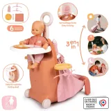 Игровой чемодан Smoby Baby Nurse 220392 для ухода за куклой до 42 см с 6 аксессуарами 220392 — фото 4