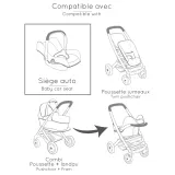 Стульчик для кормления 3-в-1 Smoby Maxi-Cosi Quinny 240245 для куклы до 42 см бежевый 240245 — фото 5