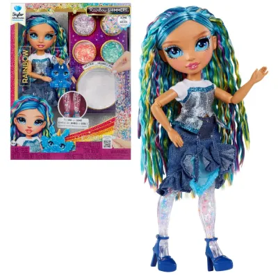 MGA Entertainment 122395 122418 — Кукла Rainbow High Скайлер Rainbow Shimmers со слаймом 122418